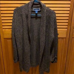 NWOT Chocolate brown cardigan sweater